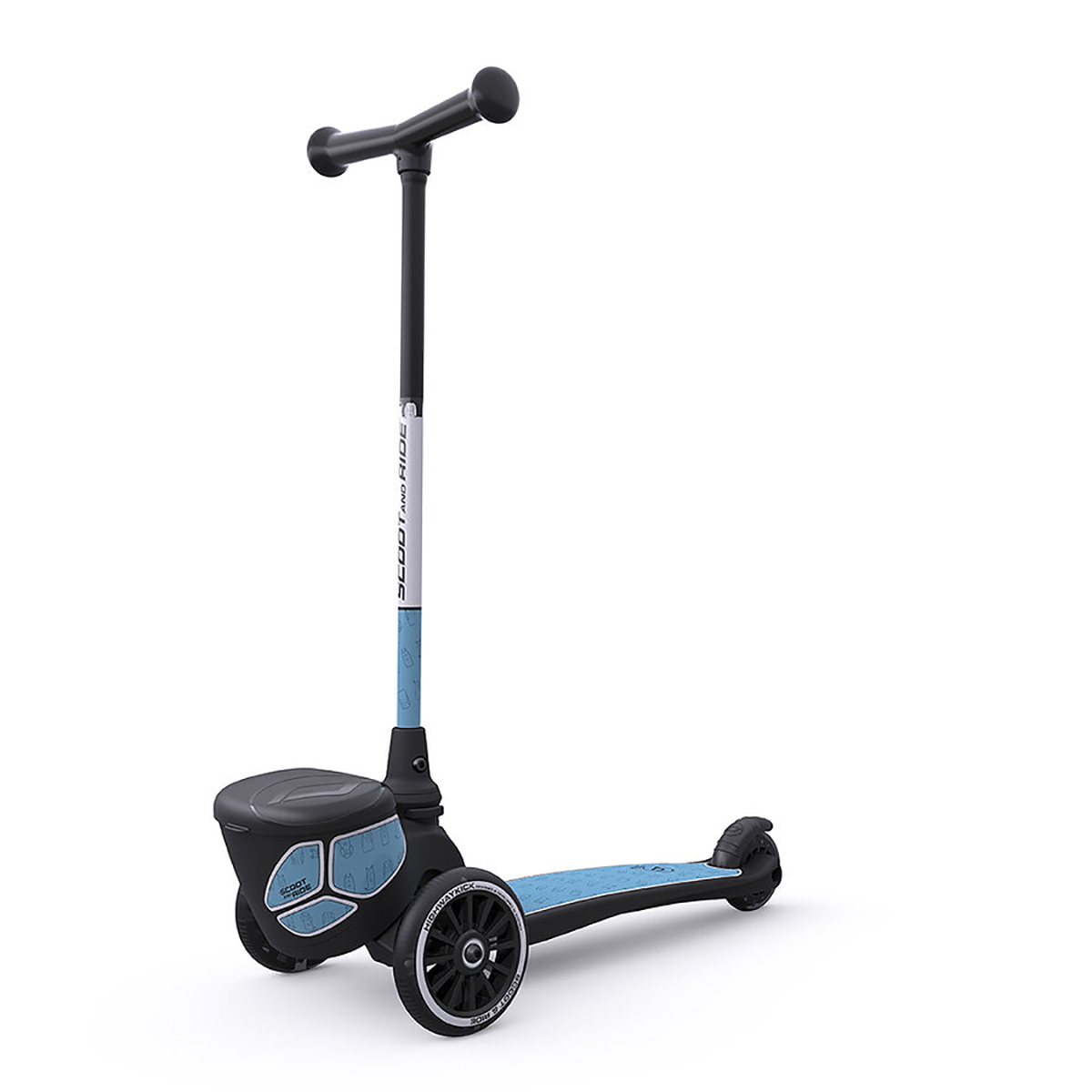 Scoot and Ride Highwaykick 2 Lifestyle „reflective steel“, 2-5 Jahre