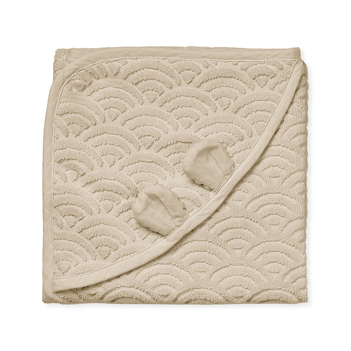 Cam Cam Babyhandtuch „Almond“, 80x80cm, GOTS 01