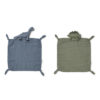 Liewood Agnete Kuscheltuch „Dino blue wave : faune green mix“ 01