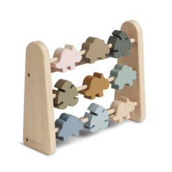 Liewood Astrid Abakus „Dino multi mix“, Buchenholz