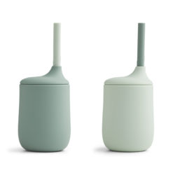 Liewood Ellis Trinkbecher „Mint mix“ aus Silikon 01