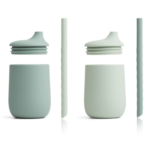 Liewood Ellis Trinkbecher „Mint mix“ aus Silikon 02