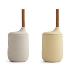 Liewood Ellis Trinkbecher „Sandy multi mix“ aus Silikon, 2er-Set 01