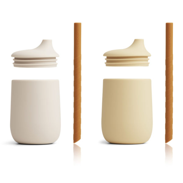 Liewood Ellis Trinkbecher „Sandy multi mix“ aus Silikon, 2er-Set 02
