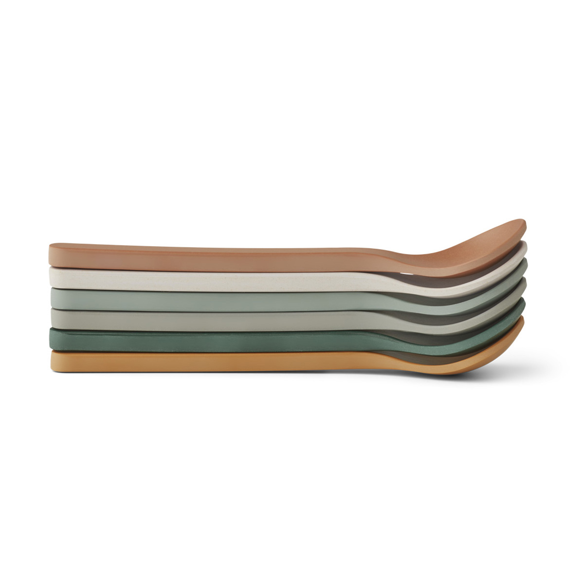 Liewood Erin Kinderlöffel „Mustard multi mix“ aus PLA 02