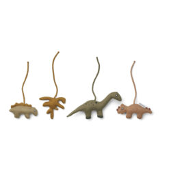 Liewood Gio Spielbogen-Anhänger „Dino golden caramel : multi mix“