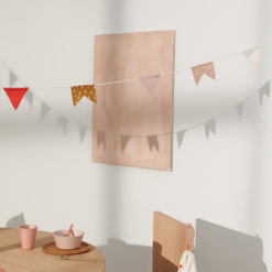 DELISTED Liewood Happi Flaggenkette „Tuscany rose multi mix“, Wimpelgirlande, 300cm – Bild 3