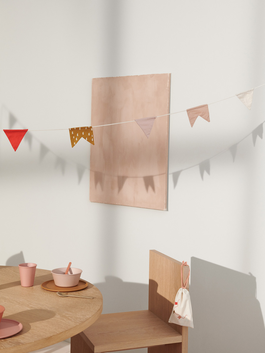 DELISTED Liewood Happi Flaggenkette „Tuscany rose multi mix“, Wimpelgirlande, 300cm – Bild 3
