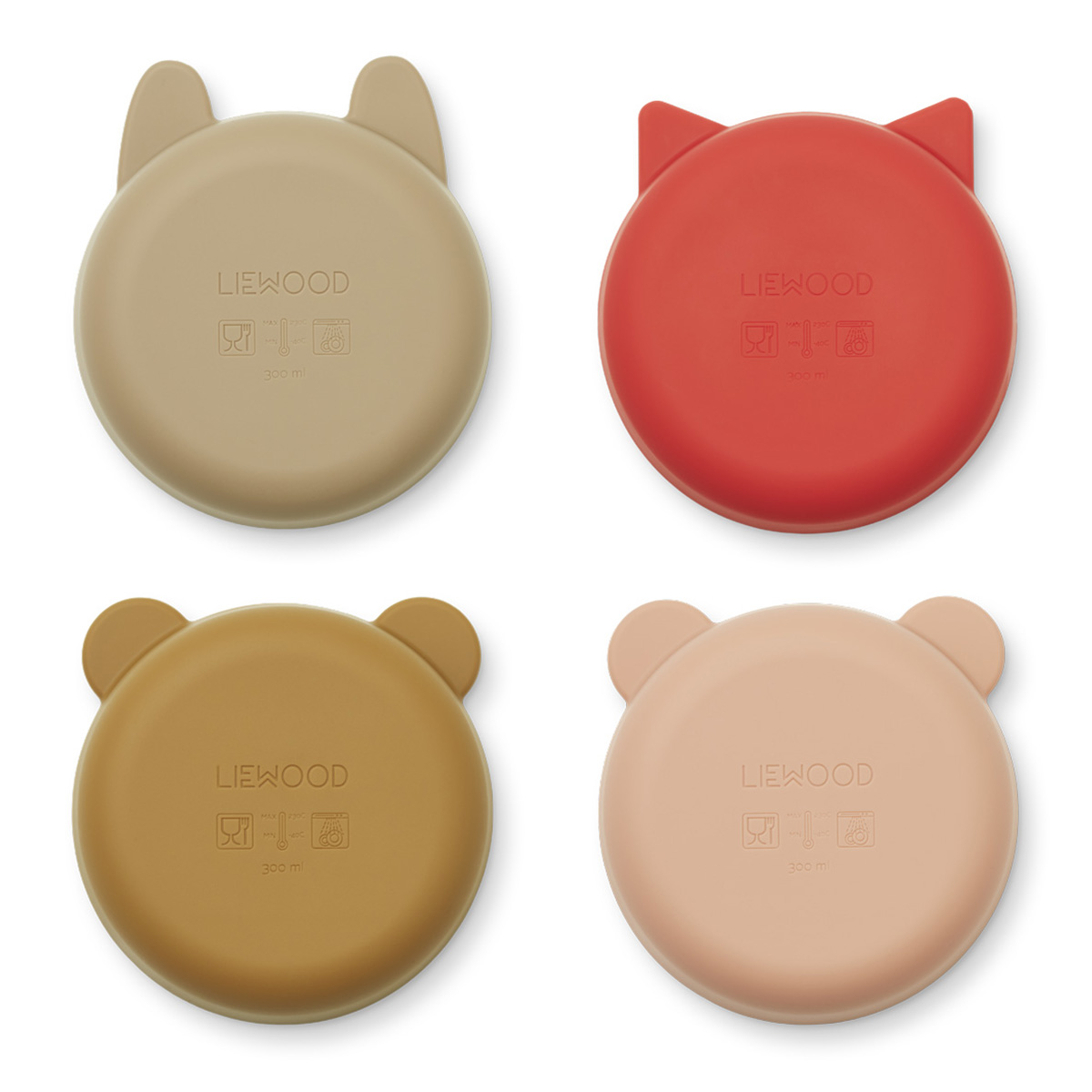 Liewood Iggy Schalen „Apple red : tuscany rose multi mix“ 02