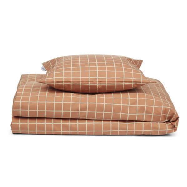 Liewood Junior-Bettwäsche Ingeborg „Check : tuscany rose“ 01