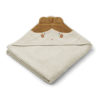 Liewood Kapuzenhandtuch Augusta „Doll sandy“, 100x100cm