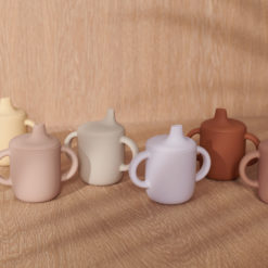 Liewood Neil Silikon Becher „Light lavender rose mix“, 2er-Set 05