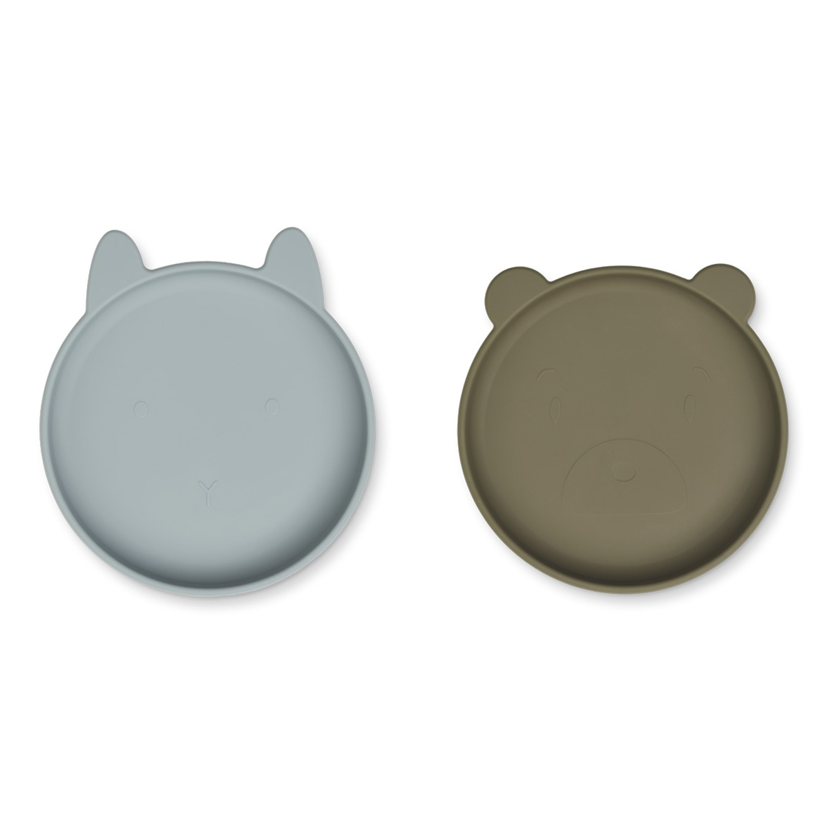Liewood Olivia Teller „Blue fog khaki mix“ aus Silikon 01