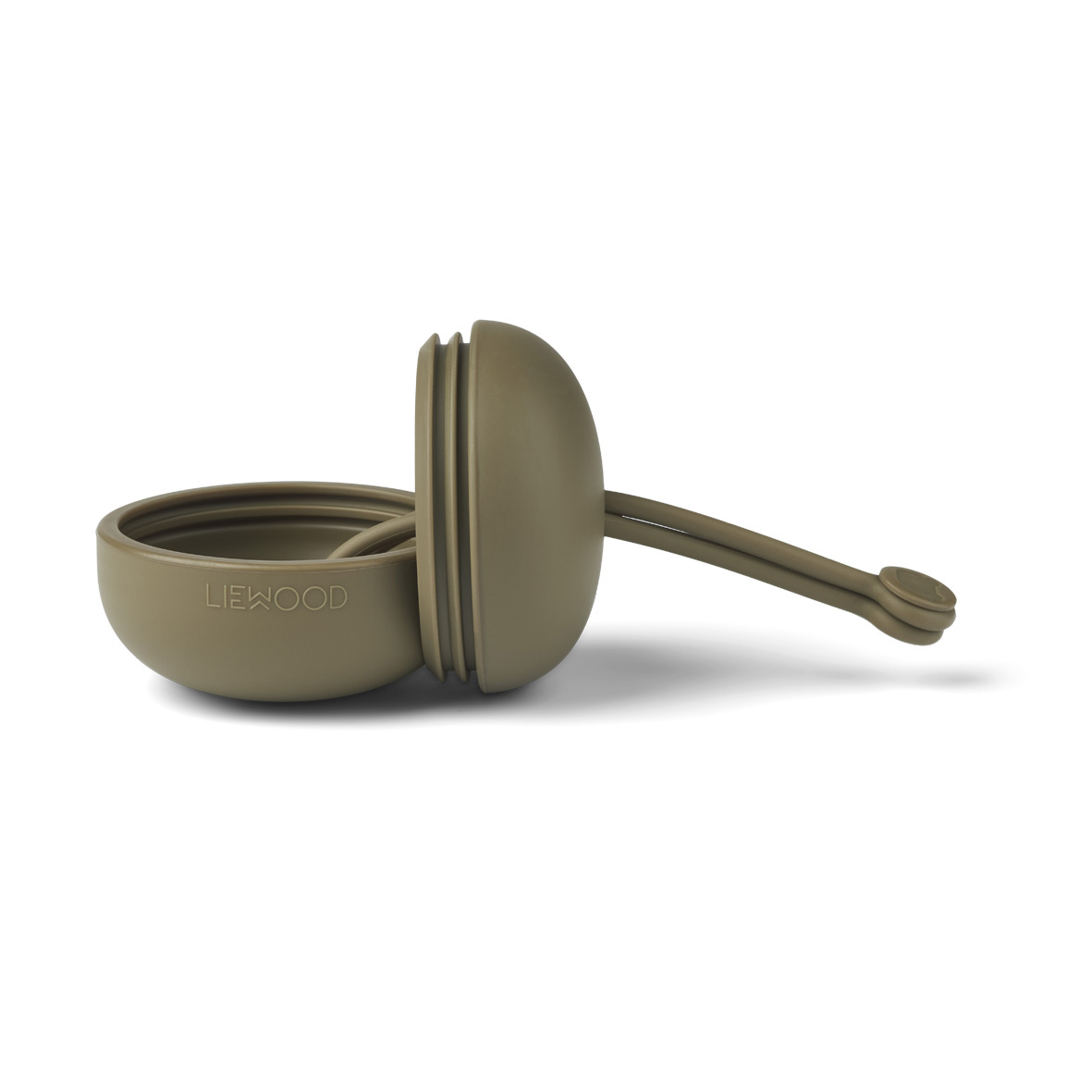 DELISTED Liewood Philip Silikon Schnullerbox „Khaki“ – Bild 3