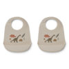 Liewood Tilda Silikon Lätzchen „Dino dark sandy mix“, 2er Set 01