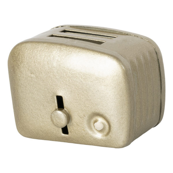 Maileg Miniatur Toaster & Brot, silber, H4cm – Bild 2
