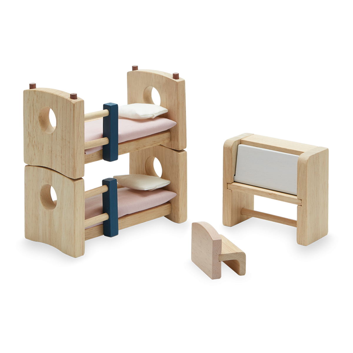 PlanToys Kinderzimmer „Orchard“ Puppenhausmöbel-Set 01