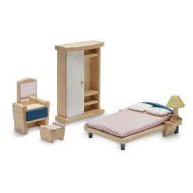 PlanToys Schlafzimmer „Orchard“ Puppenhausmöbel-Set 01