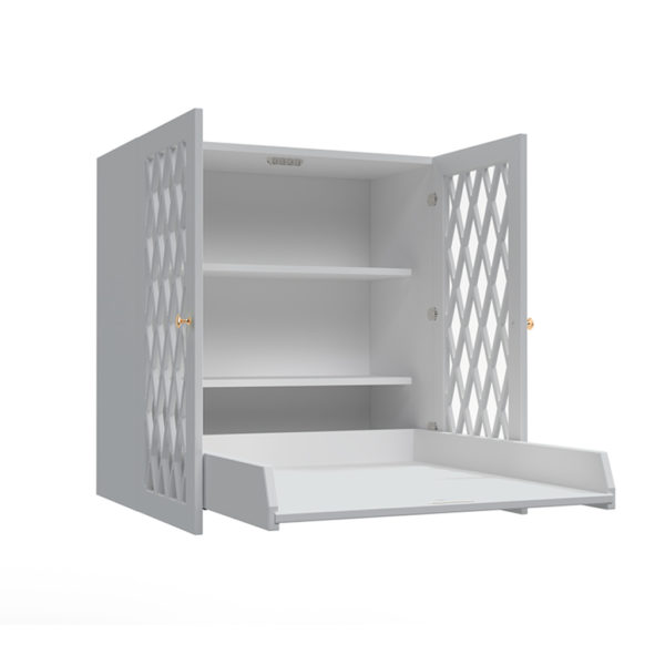 Cam Cam Wandwickeltisch Harlekin „Classic Grey“, FSC-Mix 01