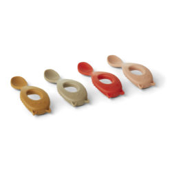 Liewood Liva Silikon-Löffel „Multi mix“, 4er-Set