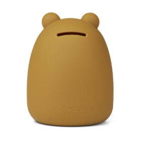 Liewood Palma Spardose „Mr Bear golden caramel“ aus Silikon