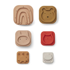 Liewood Zuzu Stapelturm „Apple red multi mix“, Silikon
