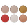 Liewood Logan Kinderteller „Tuscany rose multi mix“, aus PLA, 6er-Set