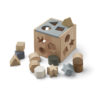 Liewood Puzzle-Würfel Mark „Geometric blue fog multi mix“, 15x15cm