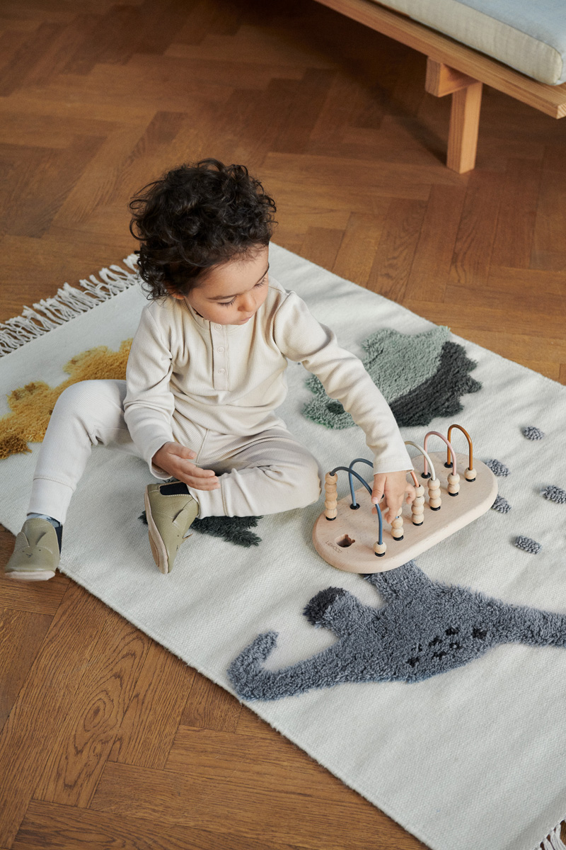 Liewood Perlenlabyrinth Reagan „Blue multi mix“, Buchenholz