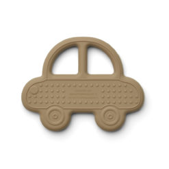 DELISTED Liewood Gemma Beißring Car „oat“, Silikon