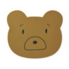 Liewood Aura Silikon-Tischset „Mr Bear golden caramel“ 01