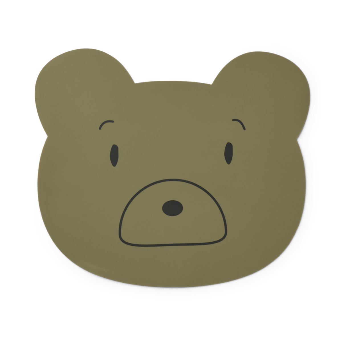 Liewood Aura Silikon-Tischset „Mr Bear khaki“ 01