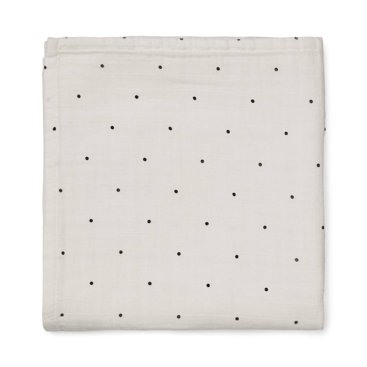 Liewood Ben Musselin Wickeltuch „Classic dot creme de la creme“, 110x110cm