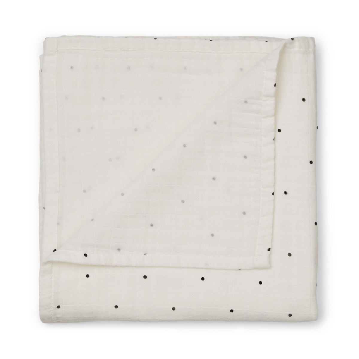 Liewood Ben Musselin Wickeltuch „Classic dot creme de la creme“, 110x110cm