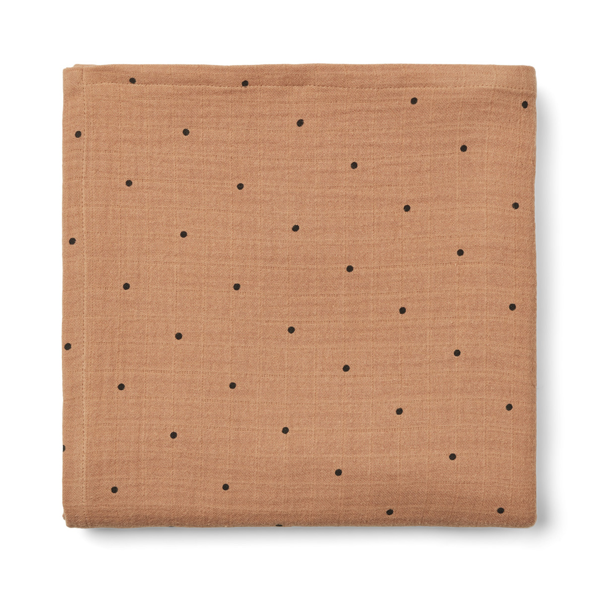 Liewood Ben Musselin Wickeltuch „Classic dot tuscany rose“, 110x110cm