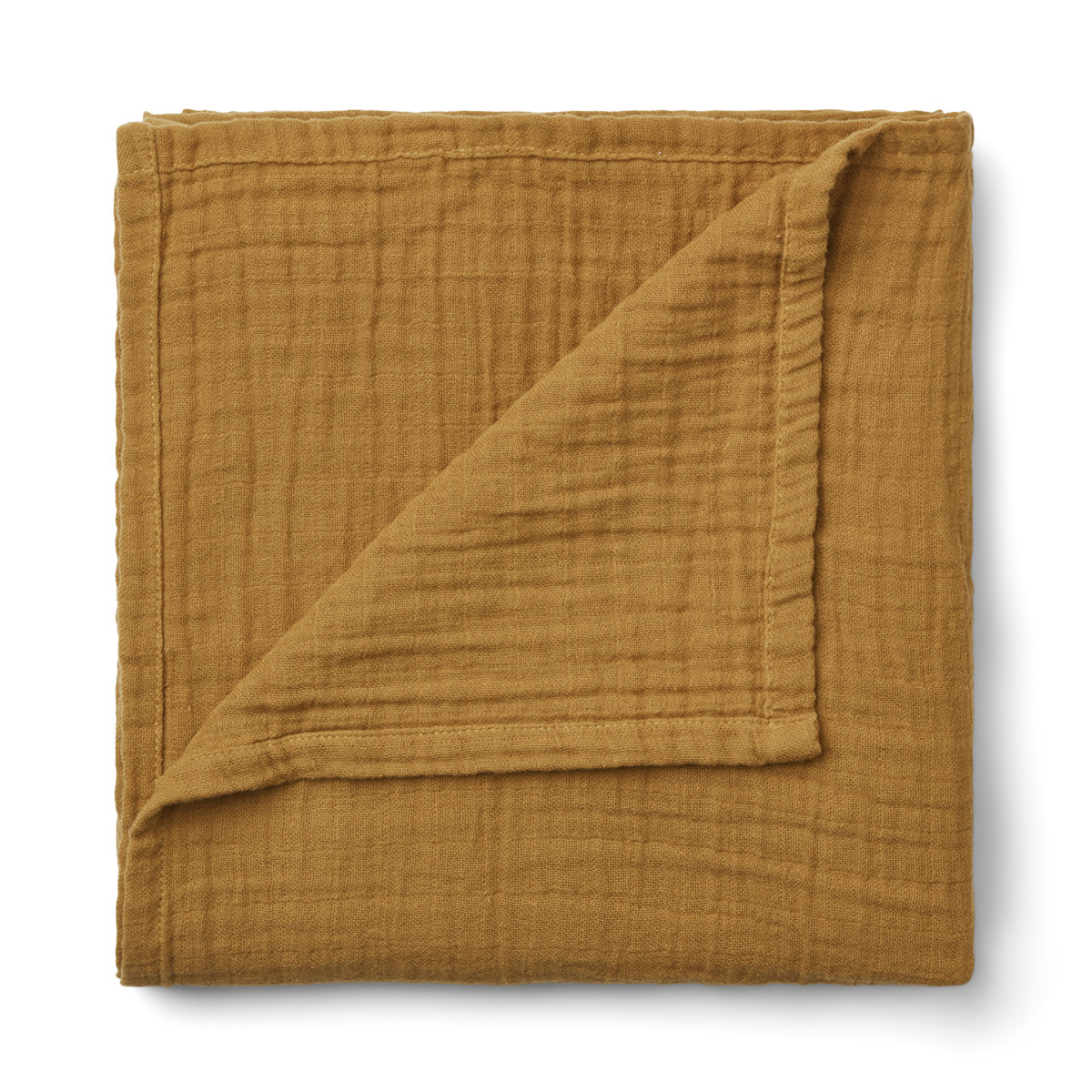 Liewood Ben Musselin Wickeltuch „Golden caramel“, 110x110cm