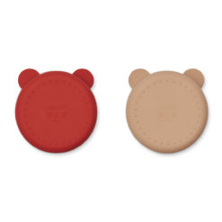 Liewood Connie Silikon Menüteller „Apple red / tuscany rose mix“