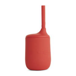 Liewood Ellis Trinkbecher „Cat apple red“ aus Silikon
