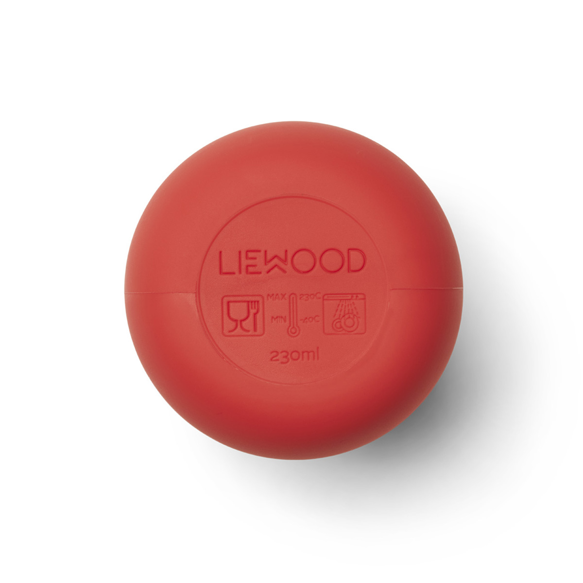 Liewood Ellis Trinkbecher „Cat apple red“ aus Silikon