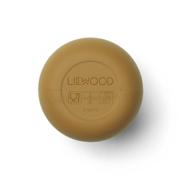 Liewood Ellis Trinkbecher „Mr. Bear golden caramel“ aus Silikon