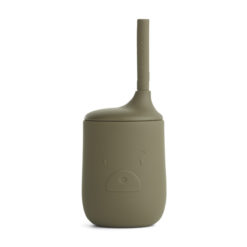 Liewood Ellis Trinkbecher „Mr. Bear khaki“ aus Silikon