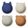 Liewood Iggy Schalen „Mist multi mix“, Silikon, 4er-Set