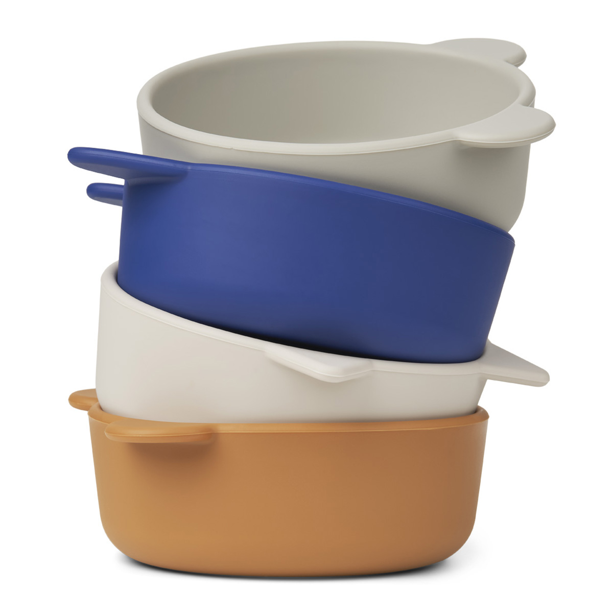 Liewood Iggy Schalen „Mist multi mix“, Silikon, 4er-Set