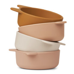Liewood Iggy Schalen „Pale tuscany multi mix“, Silikon, 4er-Set