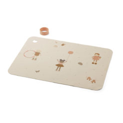 Liewood Jude Silikon-Tischset „Doll sandy mix“