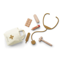 Liewood Lennart Arzt-Set „Rose multi mix“, Silikon, 7-teilig 01