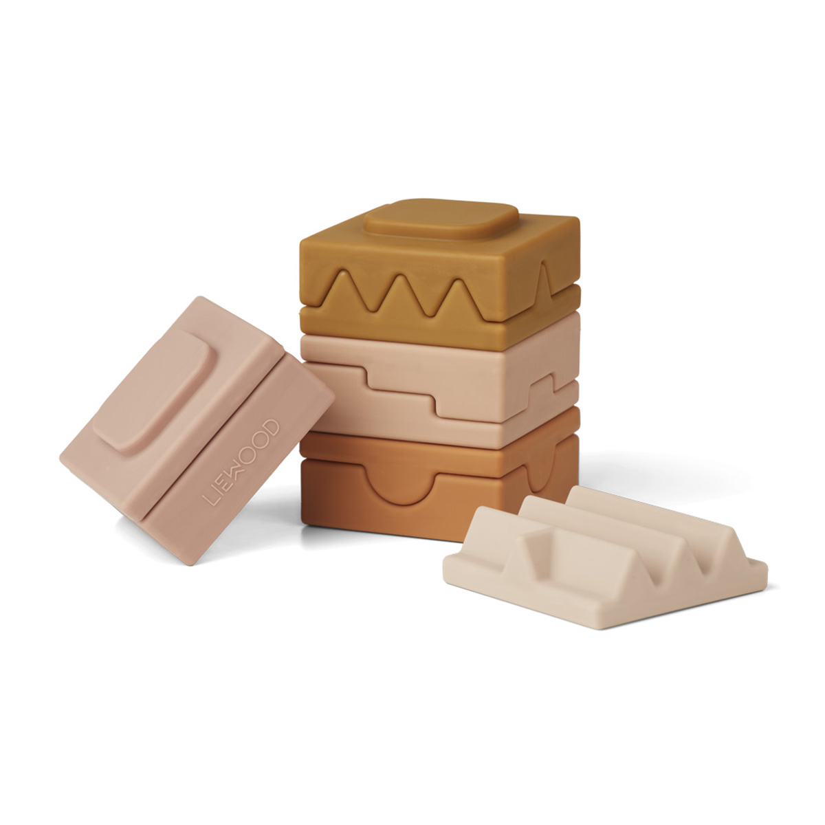 Liewood Morgan Stapelturm „Rose multi mix“, Silikon