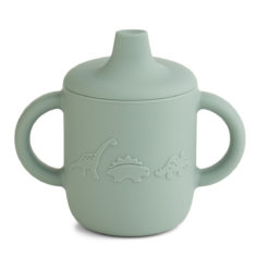 Liewood Neil Silikon Becher „Dino peppermint“