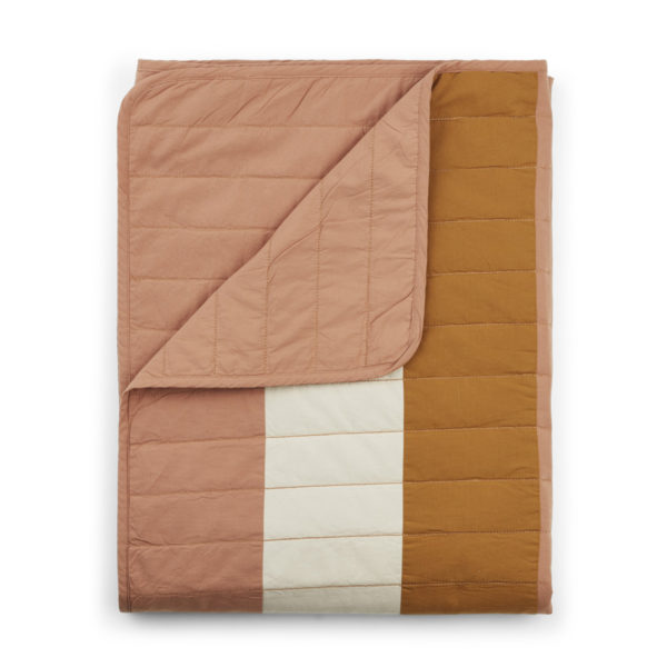 Liewood Nor Kinderbettdecke „Stripes tuscany rose multi mix“, Tagesdecke, 190x110cm 02