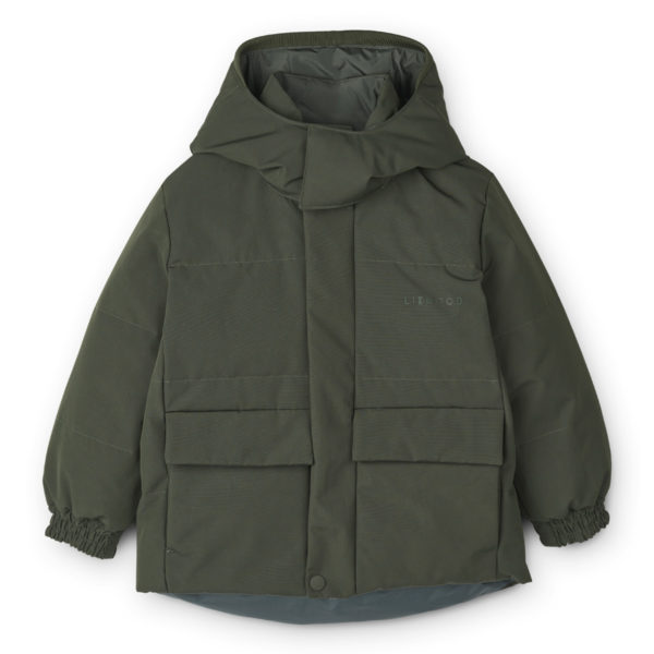 Liewood Paloma Daunenjacke für Kinder „Hunter green multi mix“